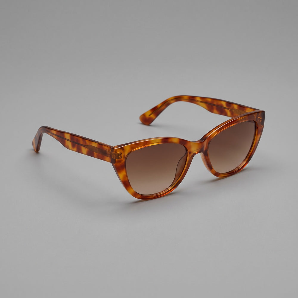 Capri cat-eye zonnebril in tortoise