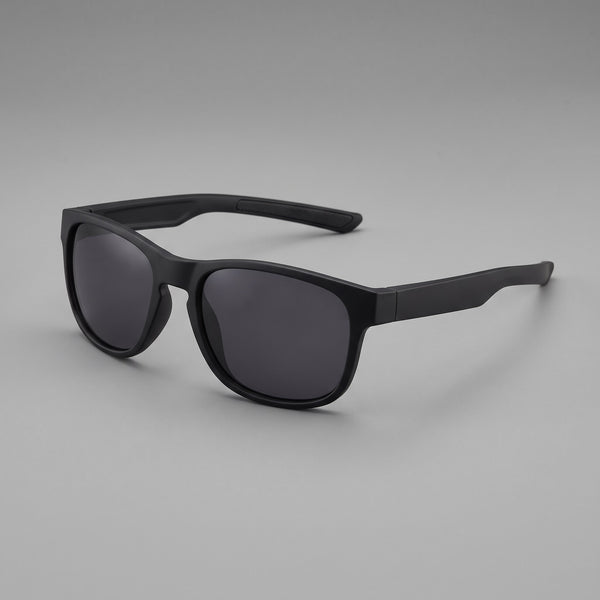 Portofino gepolariseerde wayfarer in mat zwart